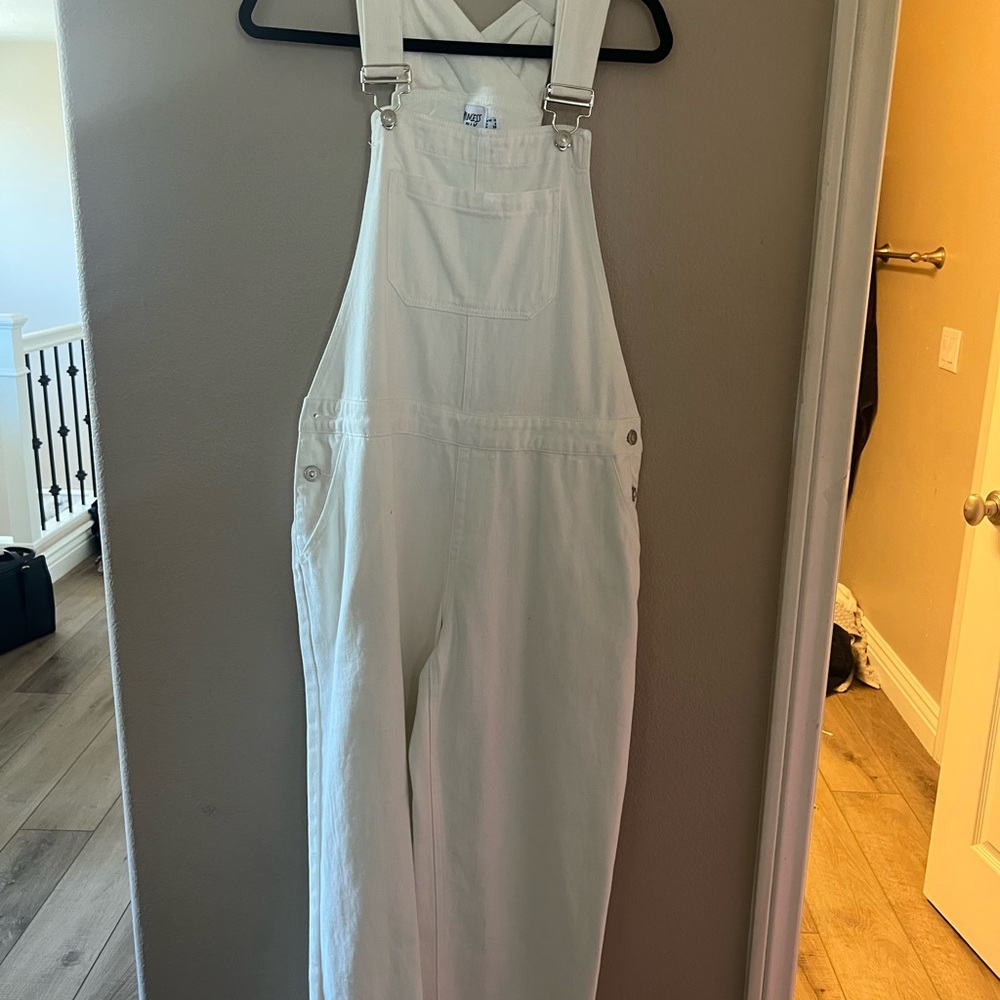 Princess Polly White Overalls
